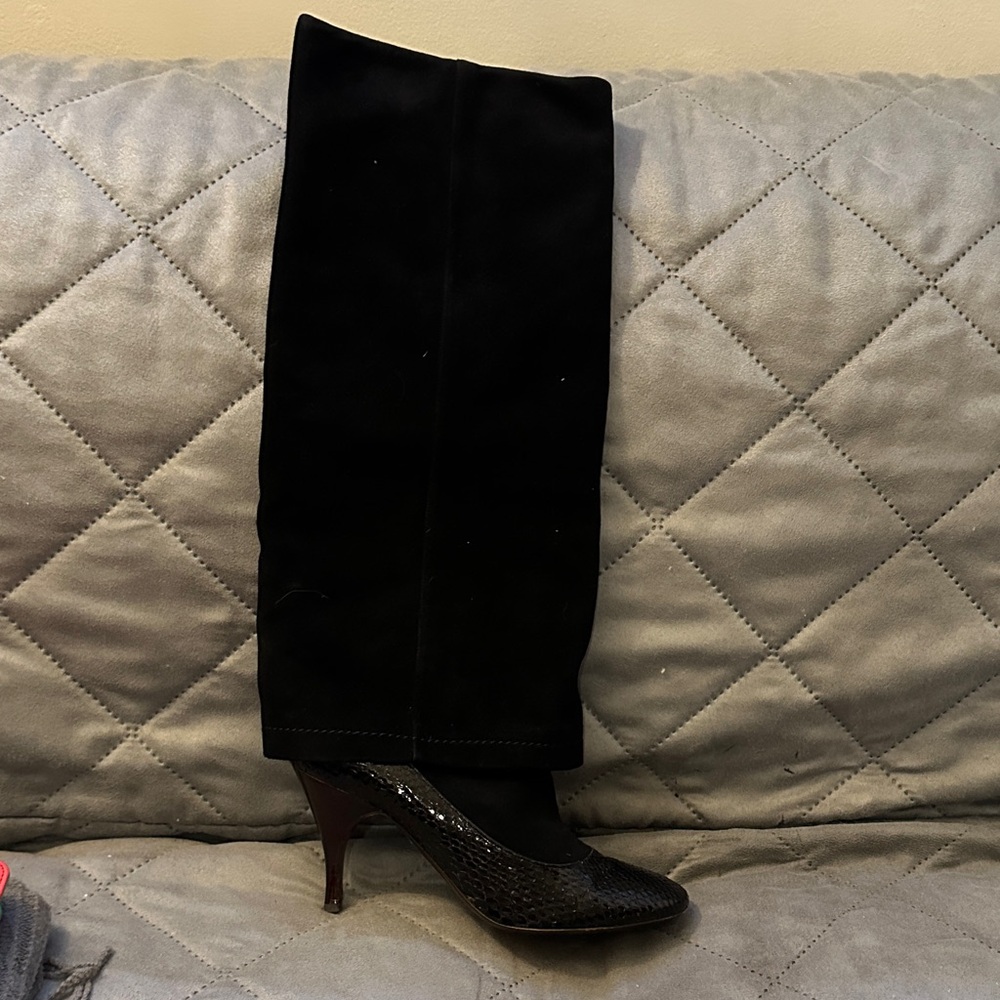 Marc Jacobs Elegant Black Heeled Boots